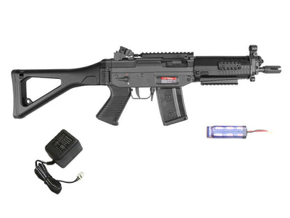 JG 555 AEG Rifle (with Battery and Charger - Polymer - JG-082 - Black)