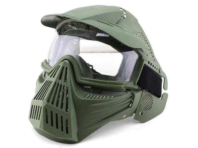 Big Foot Tactical Full Face Protection with Nylon Eye Protection (Re-Enforced) (OD)