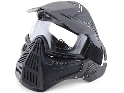 Big Foot Tactical Full Face Protection with Nylon Eye Protection (Re-Enforced) (Black)