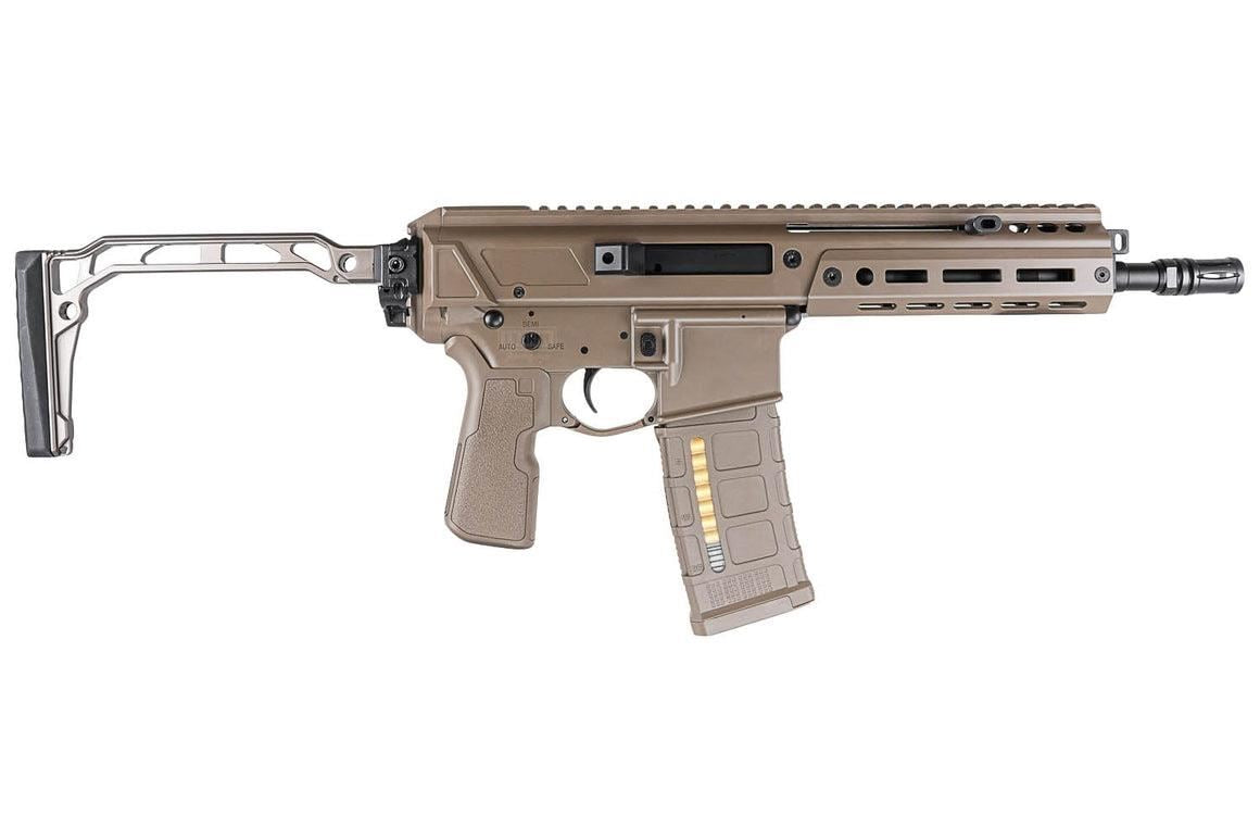 [Pre-Order] Double Eagle 8.5 DWS LUPUS w/ Folding Stock - Gas Blowback Rifle (MWS System / Steel Bolt - G108A-02 TAN)