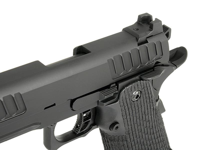Army Custom 1911 Double Stack Gas Blowback Pstol (R603 - Black)
