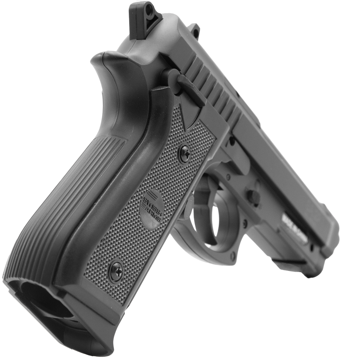 Swiss Arms 4.5mm/.177 SA92 Non-Blowback Co2 Pistol (Black - 288028)