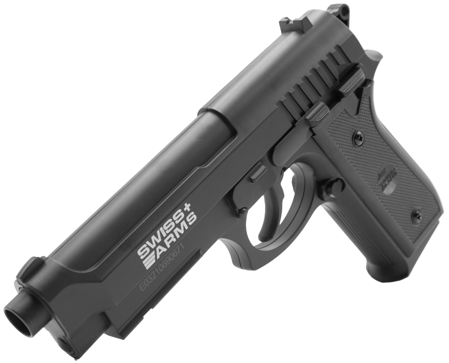 Swiss Arms 4.5mm/.177 SA92 Non-Blowback Co2 Pistol (Black - 288028)