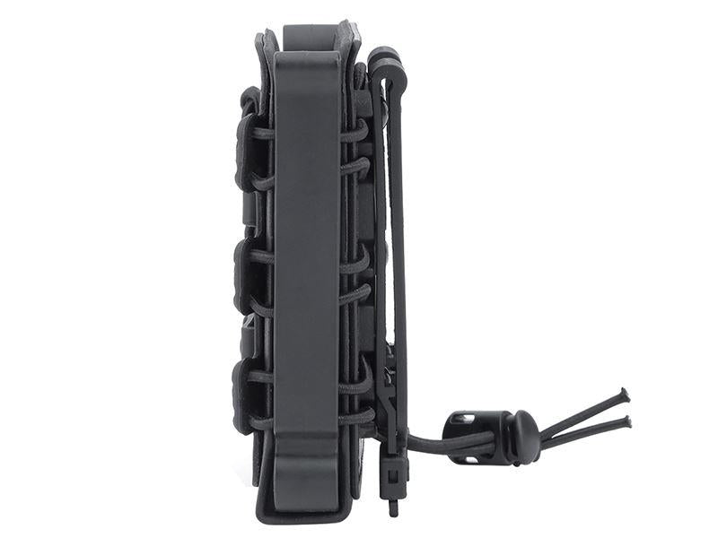 Big Foot M4/AK Fast Magazine Pouch (Polymer - Adjustable Elasticated Retention - Black)
