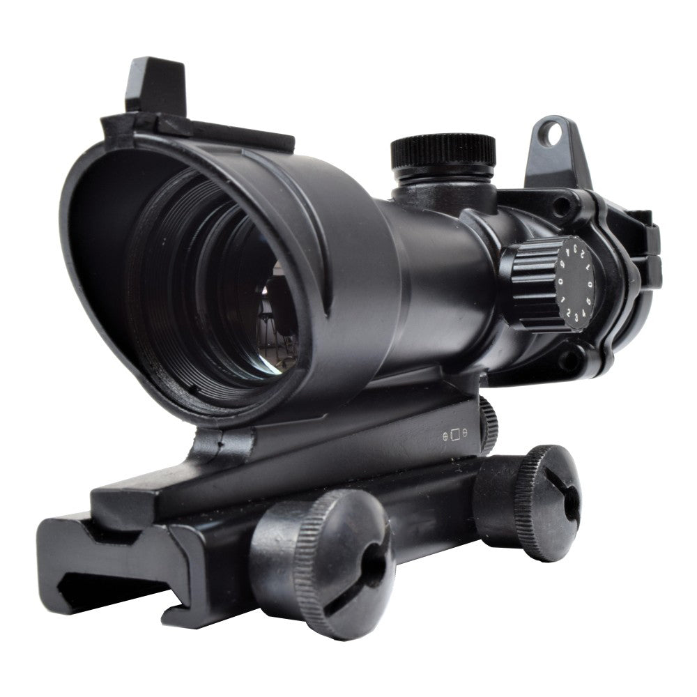 ACM Scope ACOG Dot Sight (32mm Lens with 20mm and 11mm Mounts - Black)