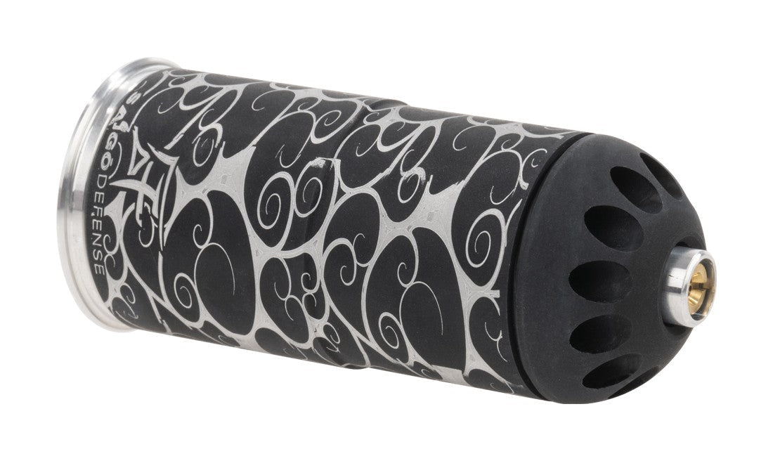 Saigo Defence 40mm Gas Grenade - 120 Rounds - Metal - Black