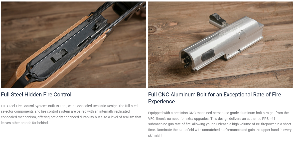 VFC PPSH-41 Gas Blowback Submachine Gun