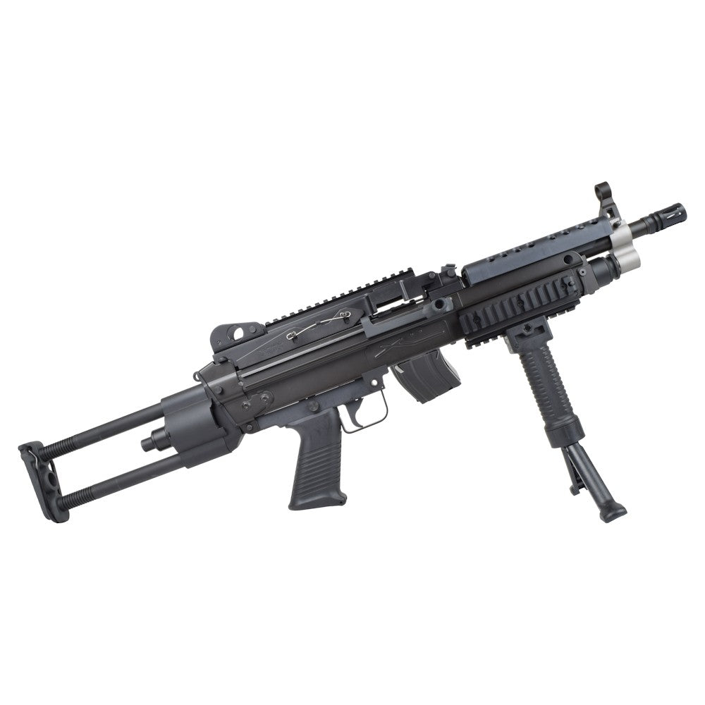 S&T M249 Para Metal Version AEG with Mid-Cap Magazine (Black - M249K)