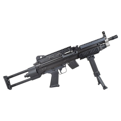 S&T M249 Para Metal Version AEG with Mid-Cap Magazine (Black - M249K)