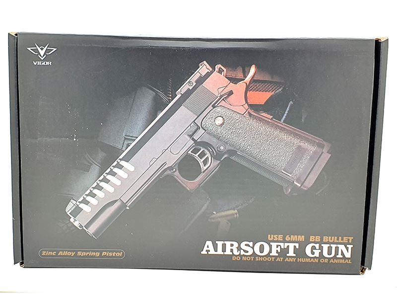ACM 5.1 Ported Spring Pistol (Full Metal - Black - V17)
