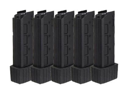 Ares APC-9 AEG SMG Magazine (5pcs Box Set - Short - 65 Rounds - Black - MAG-B-A9-S)
