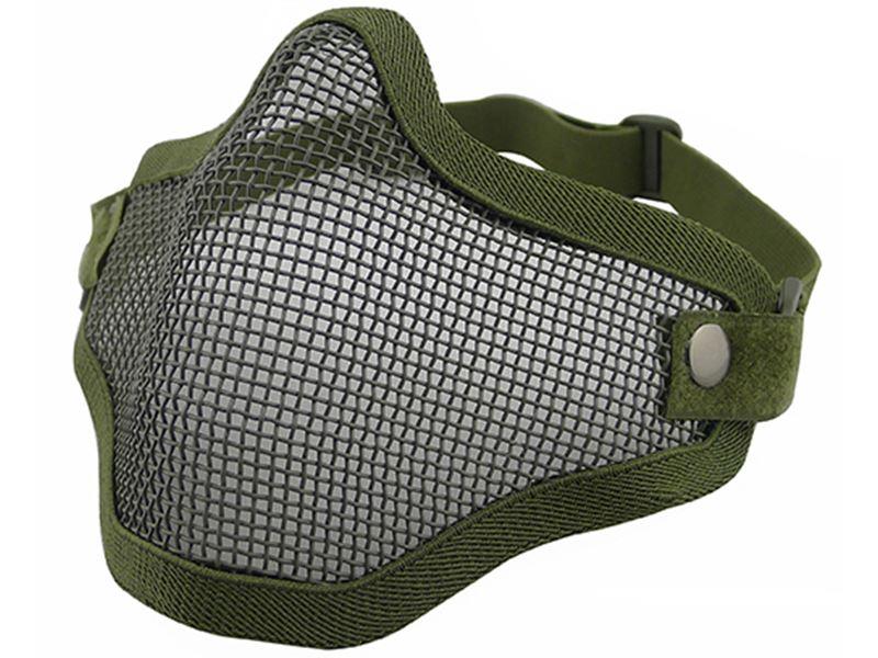 Big Foot V1 Strike Steel Half Face Mask (One Belt Version) (OD)