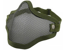 Big Foot V1 Strike Steel Half Face Mask (One Belt Version) (OD)