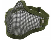 Big Foot V1 Strike Steel Half Face Mask (One Belt Version) (OD)
