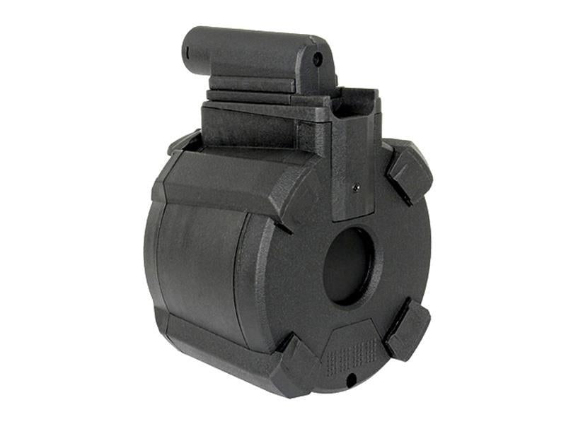 Battleaxe M870 Shotgun to M4 Drum Magazine for M870 Shotguns (Black)