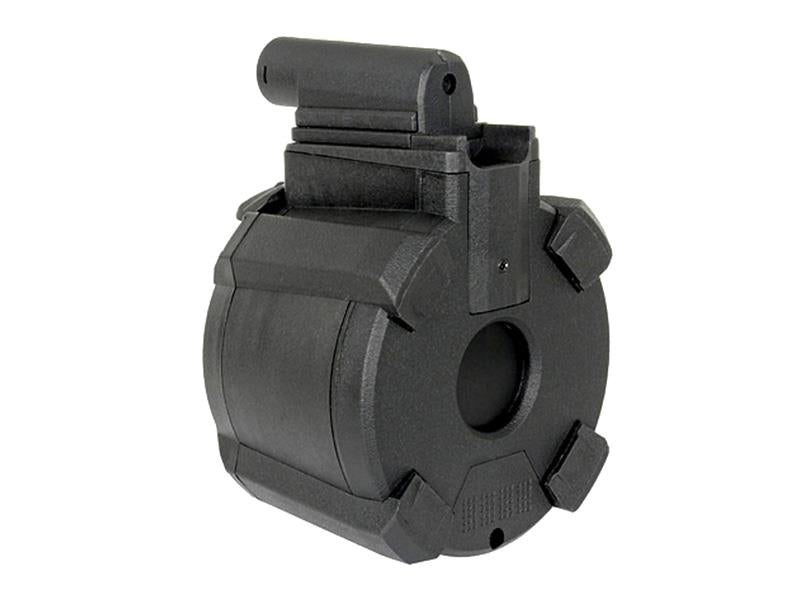 Battleaxe M870 Shotgun to M4 Drum Magazine for M870 Shotguns (Black)