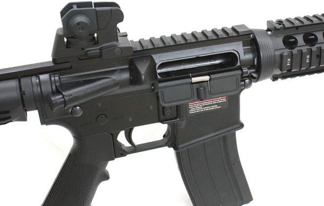 S&T M4 CQB Gas Blowback Rifle (Polymer - RIS CQB - STGBB06BK)