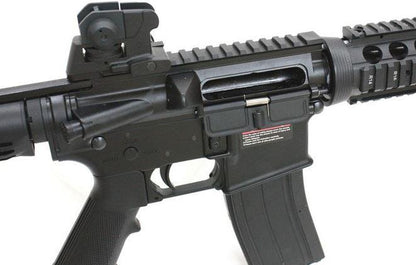 S&T M4 CQB Gas Blowback Rifle (Polymer - RIS CQB - STGBB06BK)