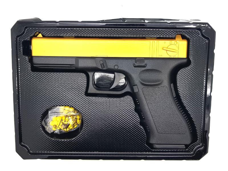 Golden Hawk 17 Series Pistol (1:1 Scale - Full Metal Slide - Gold)