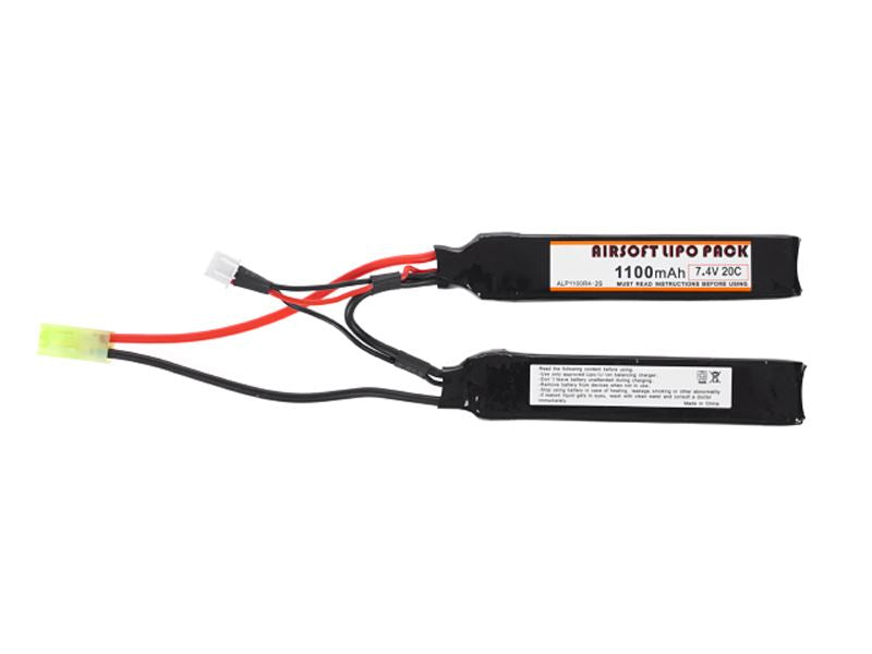 ACM 7.4v 20C 1100mAh Battery (Two Way Split)