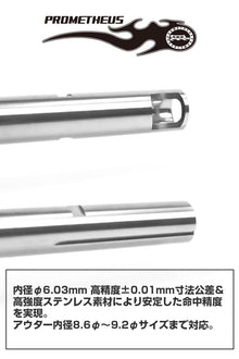 Laylax Prometheus EG Barrel for KRYTAC SDP (135mm)