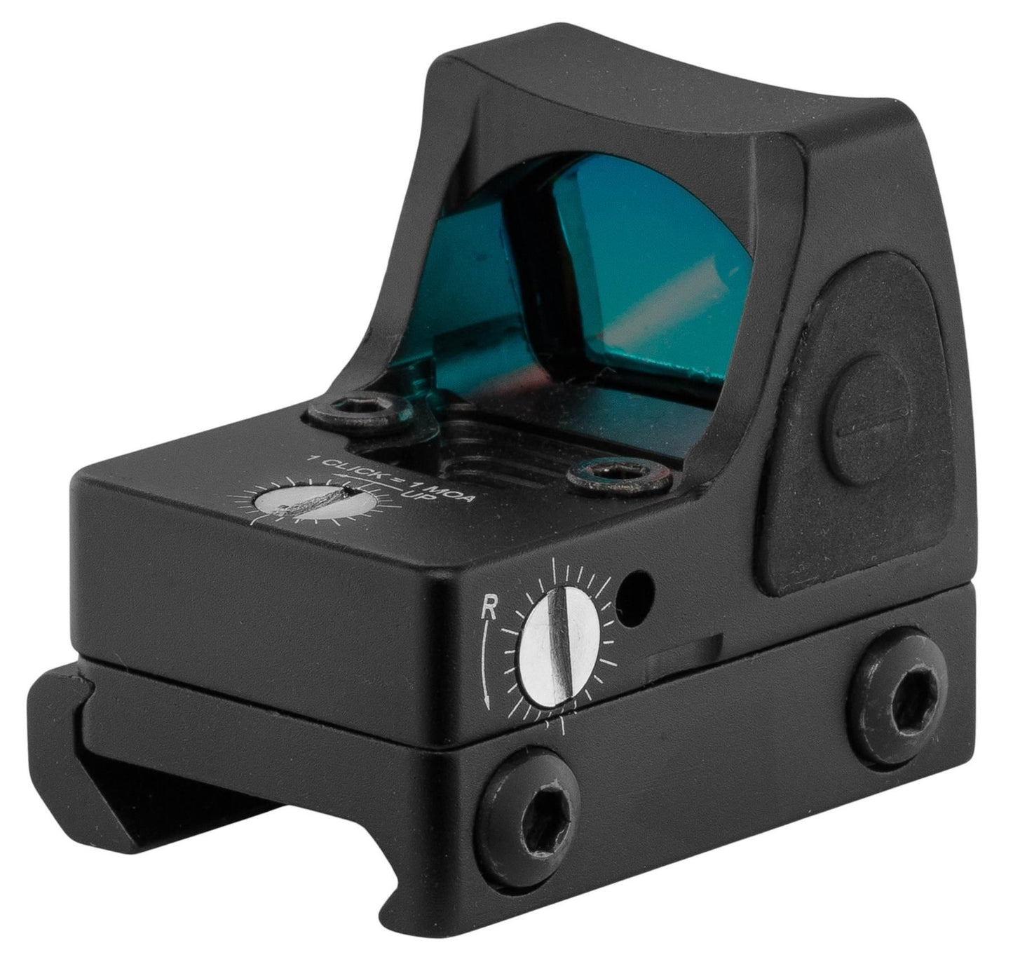 Lancer Tactical Compact Red Dot Reflex Sight w/ Rubberized Controls - Black