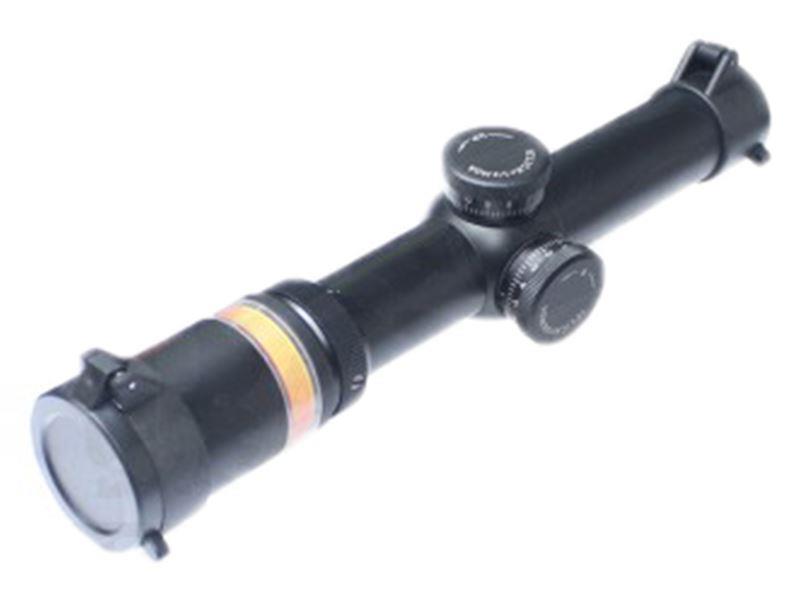 Black Owl Gear 1.5-6x24 Optic Fibre Scope (BO-SSC3201-BK - Red - Black)