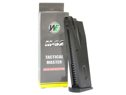 WE M9/M92F 25rds Gas Magazines-BK (MAG-WE-72003)