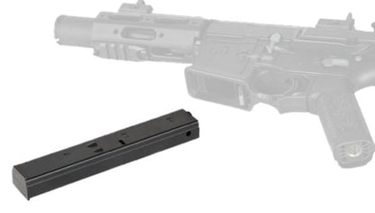 Ares Adaptor Set 9mm Magazine For M4's (Inc. 45 Round 9mm Magazine - Black - MAG-038-BK)