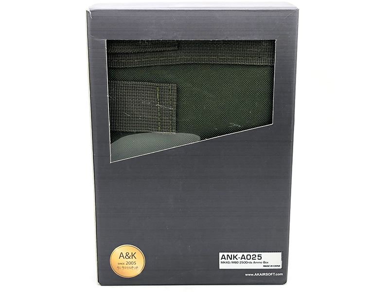 A&K MK43/MK60 Sound Control Box Magazine (2500 Rounds - OD - A025)