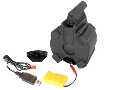 Battleaxe M870 Shotgun to M4 Drum Magazine for M870 Shotguns (Black)