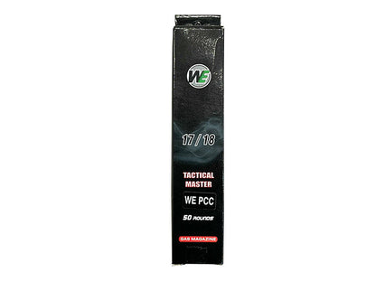 WE M4A1 PCC Gas Magazine (50 Rounds - Black)