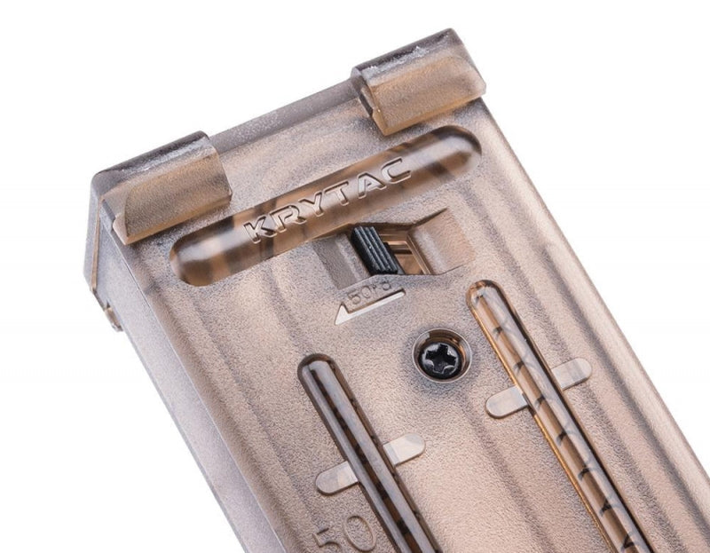 FN Herstal P90 SMG Magazine (By Krytac/EMG - 50 or 200 Rounds - KTAEG-FNP90-BK02)