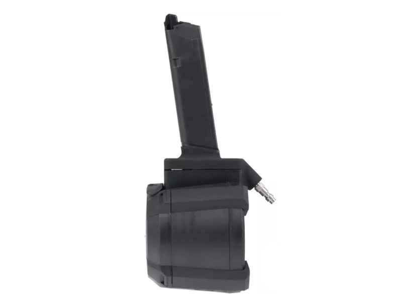Saigo Defense by Apex HPA 17 Series Drum Magazine (1000 Rounds - Black)