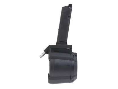 Saigo Defense by Apex HPA 17 Series Drum Magazine (1000 Rounds - Black)