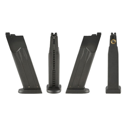 Ascend Airsoft NINJA MK23 Series Gas Magazine (Compatible with other MK23s - 24 Rounds - Black)