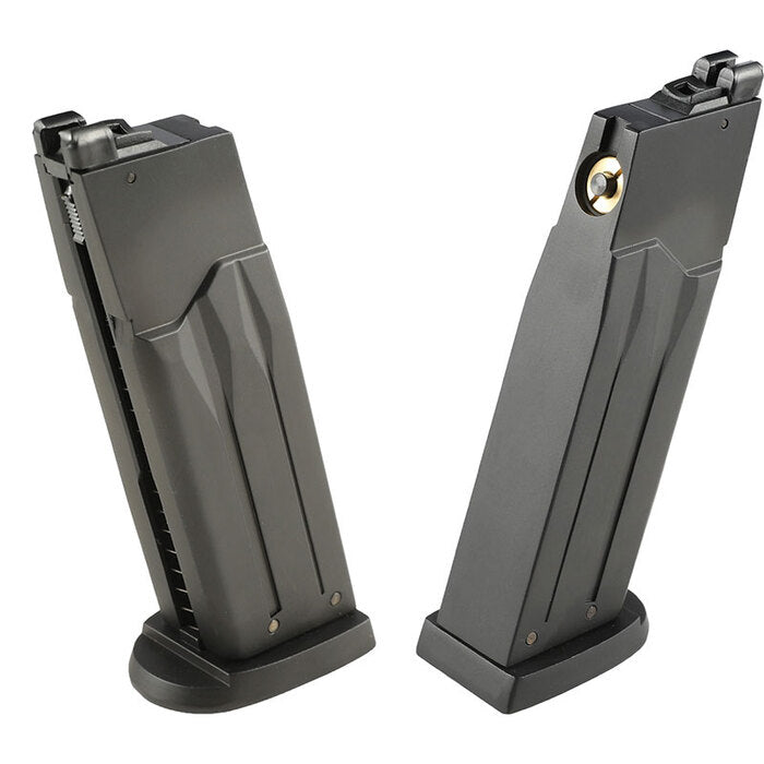 Ascend Airsoft NINJA MK23 Series Gas Magazine (Compatible with other MK23s - 24 Rounds - Black)