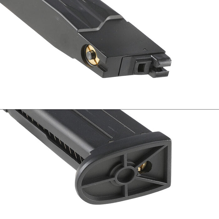 Ascend Airsoft NINJA MK23 Series Gas Magazine (Compatible with other MK23s - 24 Rounds - Black)