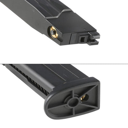 Ascend Airsoft NINJA MK23 Series Gas Magazine (Compatible with other MK23s - 24 Rounds - Black)