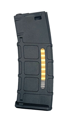 Double Eagle x Aeroknox M4 Series Mid-Cap Magazine (Polymer - 185 Rounds - Black)