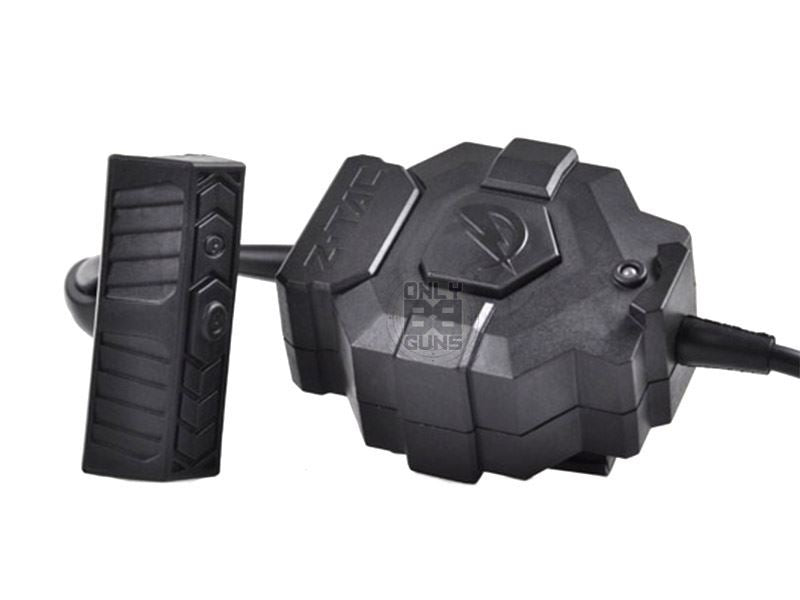 zTac PTT with Wireless RIS Mounted PTT Button (Moto Connector)