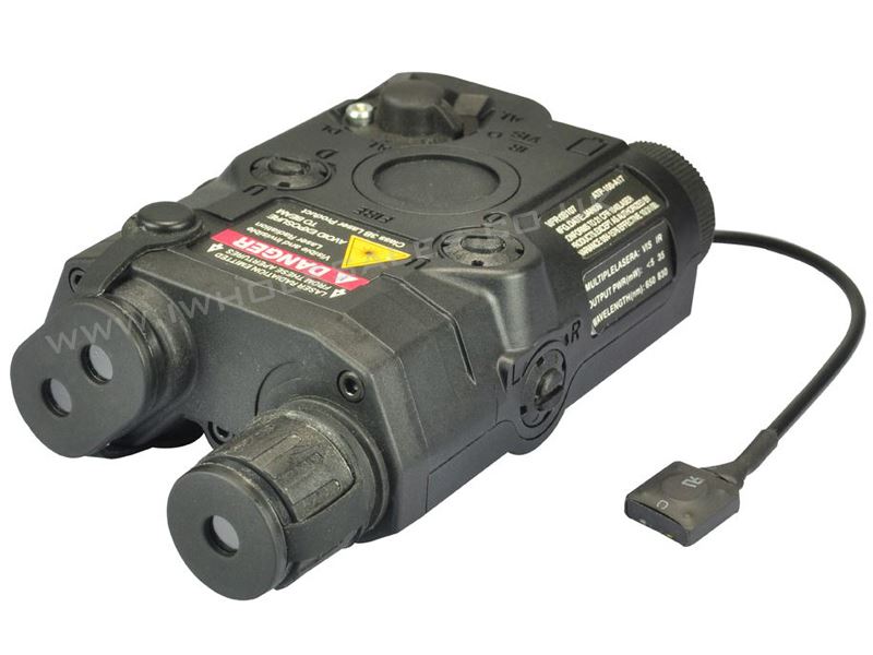 PEQ-15 Battery Box with Green Laser (Black)