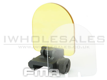 FMA Lens Protector Tactical Scope Red Dot (Folding Cover with Spare Lens) (Black) (TB1039-BK)