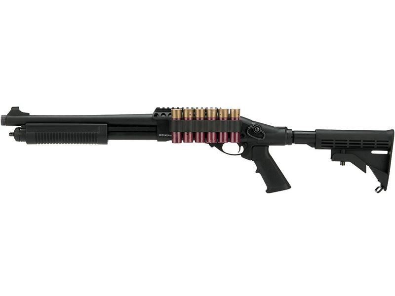 Golden Eagle M870 Tri-Shot Gas Pump Action Shotgun (Medium - Black - M8873 - V2)