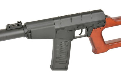 S&T VSS Vintorez Full-Metal & Real Wood AEG Sniper Rifle - Built-In Tracer & Flash Unit (STAEG21RW)