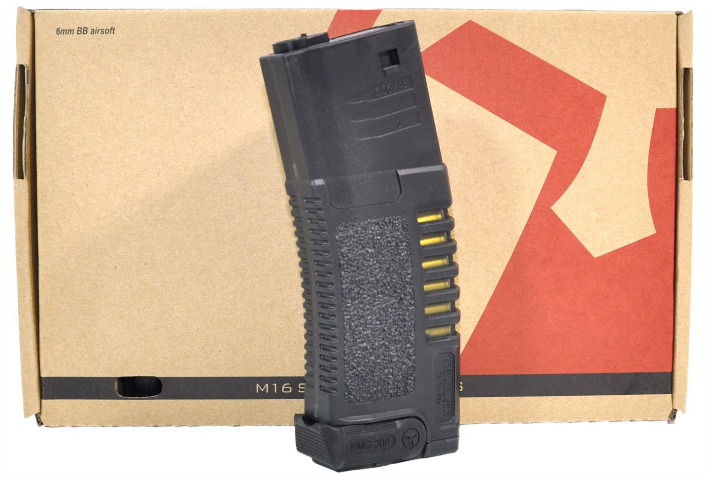 Ares Amoeba M4 P-Mag Magazine 140 Rounds Nylon with Metal Internals (Black - AM4-140-10-BK)