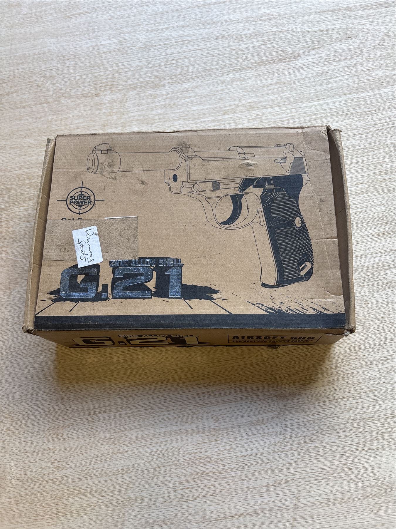 [Boneyard] Galaxy G21 Spring BB Pistol Full Metal (G21 - Black) - Not firing - trigger and trigger bar snapped