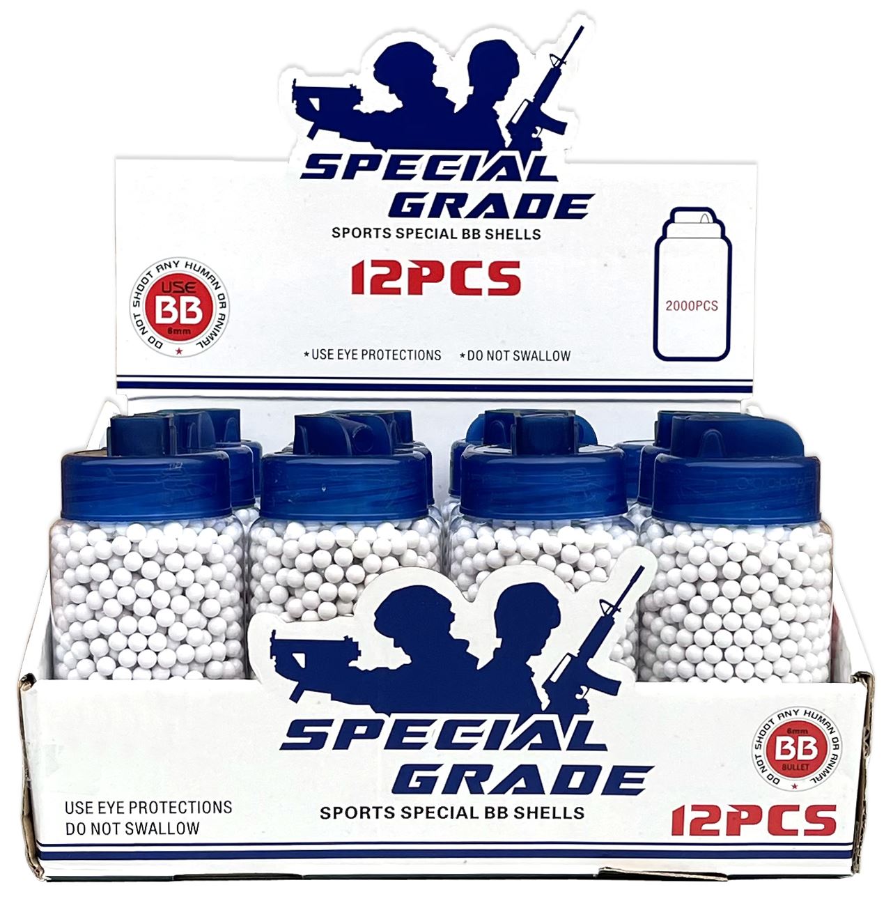 ACM 2000 BB Gun Pellets (0.12g - 12 in a Box)