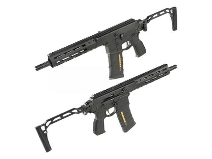 [Pre-Order] Double Eagle 10.5 DWS-180 w/ Folding Stock - Gas Blowback Rifle (MWS System / Steel Bolt - G107A-02 BK)