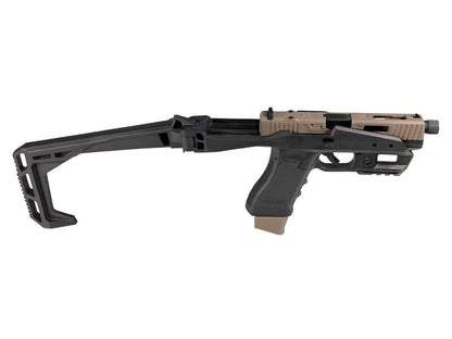 Secutor Corvus III Carbine Kit with Gladius MAGNA Co2 Blowback Pistol (Dual Tone Tan Slide & Black Kit)